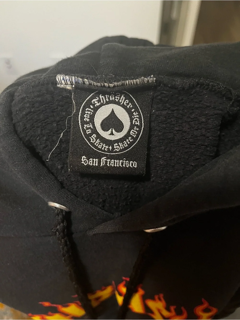 Thrasher Flame Hoodie